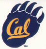 Cal Logo Cal on Blue Paw on white