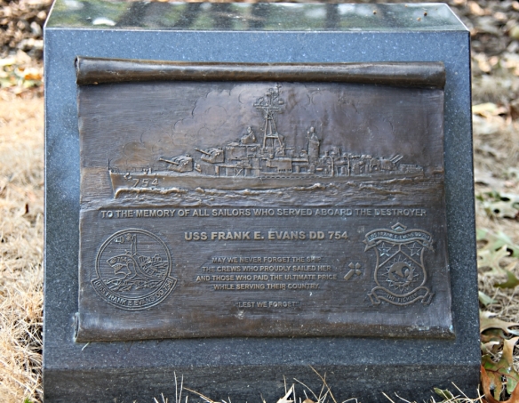 USS Frank E. Evans Memorial, Arlington National Cemetery