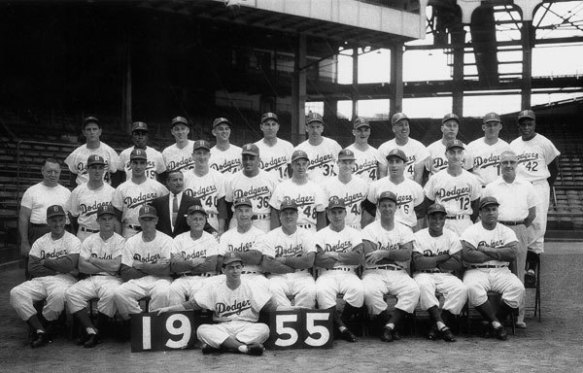 Brooklyn Dodgers 1955 Team Photo